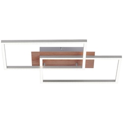 LED Decken Lampe Ess Zimmer Leuchte Holz Dekor CCT FERNBEDIENUNG