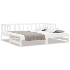 vidaXL Tagesbett 90 x 200 cm Weiß