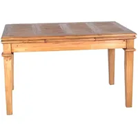 MiaMöbel Mexico Esstisch 140x90cm - ausziehbar Massivholz Pinie Mexiko