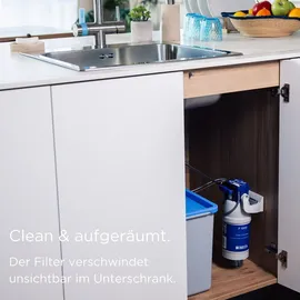 Brita 3-Wege-Küchenarmatur Edelstahl Silber