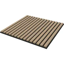 [neu.holz] Akustik-Wandpaneel Vang braun 12 St. 60 x 60 cm
