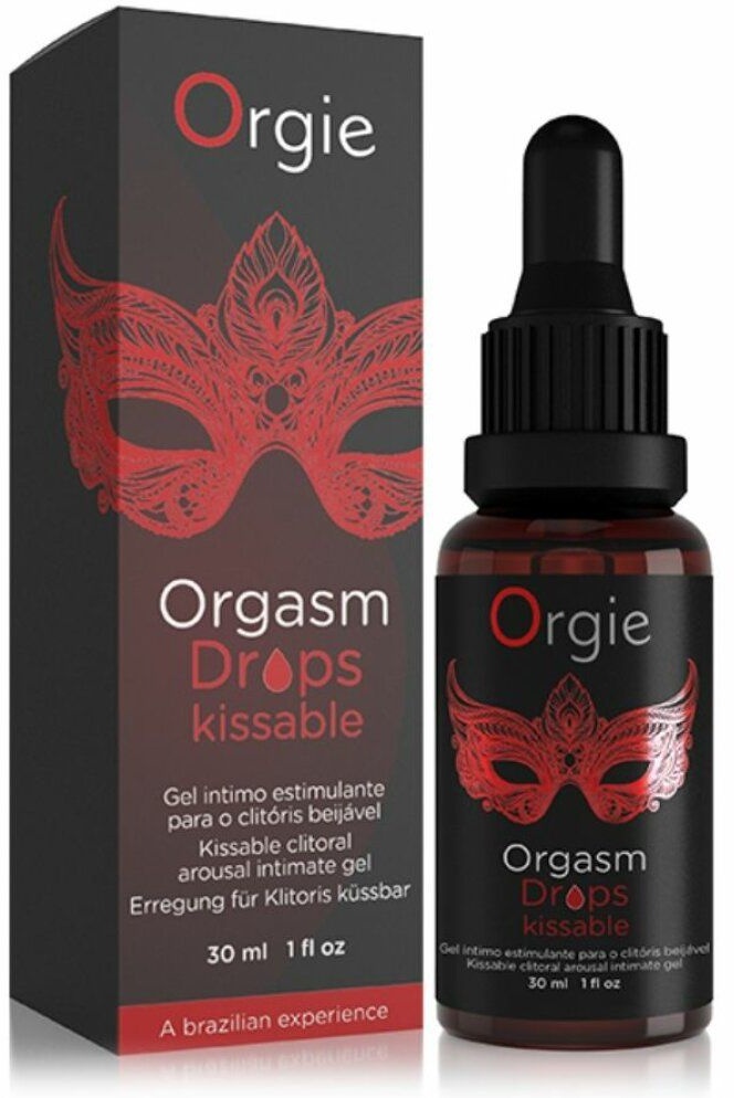 Klitoristropfen 'Orgasm Drops kissable“ | wärmendes Gefühl Orgie Gleitmittel 30 ml
