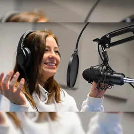 Liam&daan Streaming-Mikrofon Set, mit Arm, Spinne & Popschutz Podcast Set, Kondensatormikrofon