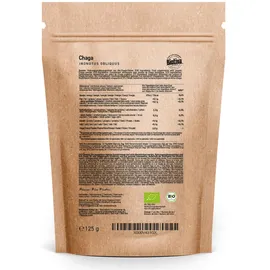 Biotiva Chaga Pilz Pulver Bio 125 g