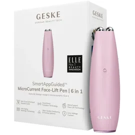 geske | SmartAppGuidedTM MicroCurrent Face-Lift Pen | 6 in 1 | Skincare Tool mit Mikrostrom | Anti Aging Device | Gesichtsstraffung | Junge Haut ohne Falten | Gerät für das Gesicht