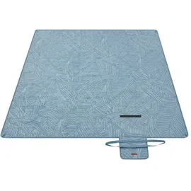 Songmics Picknickdecke hellblau 200 x 200 cm