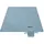 Songmics Picknickdecke hellblau 200 x 200 cm