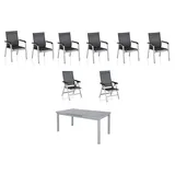 KETTLER Garten-Essgruppe Basic Plus Premium silberfarben