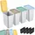 Kadax Mülleimer-Set 48 l Weiß