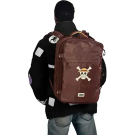 One Piece Skull-Großer Mercury Handgepäck Rucksack 47x23x33cm, Braun, Kapazität 35 L