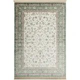 Steffensmeier Orientteppich, Grün, Textil, Orientalisch, Rechteckig, 95x140 cm, für Fußbodenheizung geeignet, Teppiche | Wohnzimmer | Orient | Pflegeleicht | Tabriz Größe: