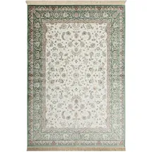 Steffensmeier Orientteppich, Grün, Textil, Orientalisch, Rechteckig, 95x140 cm, für Fußbodenheizung geeignet, Teppiche | Wohnzimmer | Orient | Pflegeleicht | Tabriz Größe: