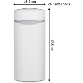 Mepal Stora Kaffeepad-Dose weiß 24 Pads