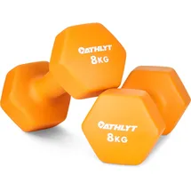 Athlyt Neopren Dip Hantelset 2 x 8 kg Orange