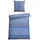 SCHIESSER Henka Feinbiber Hellblau/Braun 155 x 220 cm + 80 x 80 cm