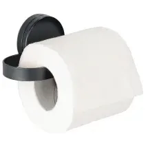 Wenko Pavia Static-Loc® Plus WC-Rollenhalter, schwarz