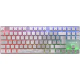 Cherry MX 8.2 TKL Wireless, XAGA Edition, PBT, silber/weiß, MX2A RGB RED, USB/Bluetooth, DE (G80-3882SJADE-0)