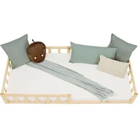 Homestyle4u Kinderbett Homestyle4u 90 x 200 cm Kiefer massiv natur