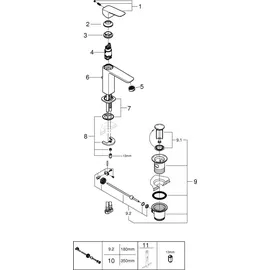 Grohe Cubeo Einhandmischer Chrom