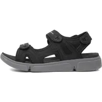 Hush Puppies Herren Castro Sandal Sportsandale, Schwarz, 40 EU