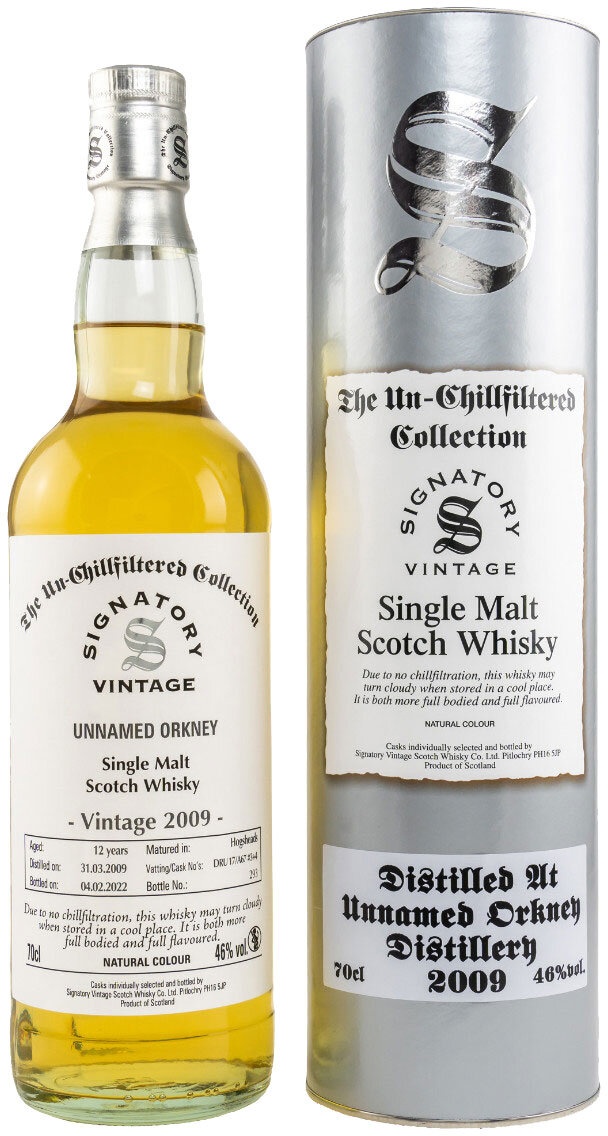 Signatory Vintage Unnamed Orkney - 12 Jahre - 2009/2022 - Cask DRU...