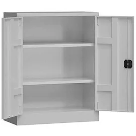 Classix Stahlschrank X-530310 lichtgrau 80,0 x 38,0 x 100,0 cm, aufgebaut