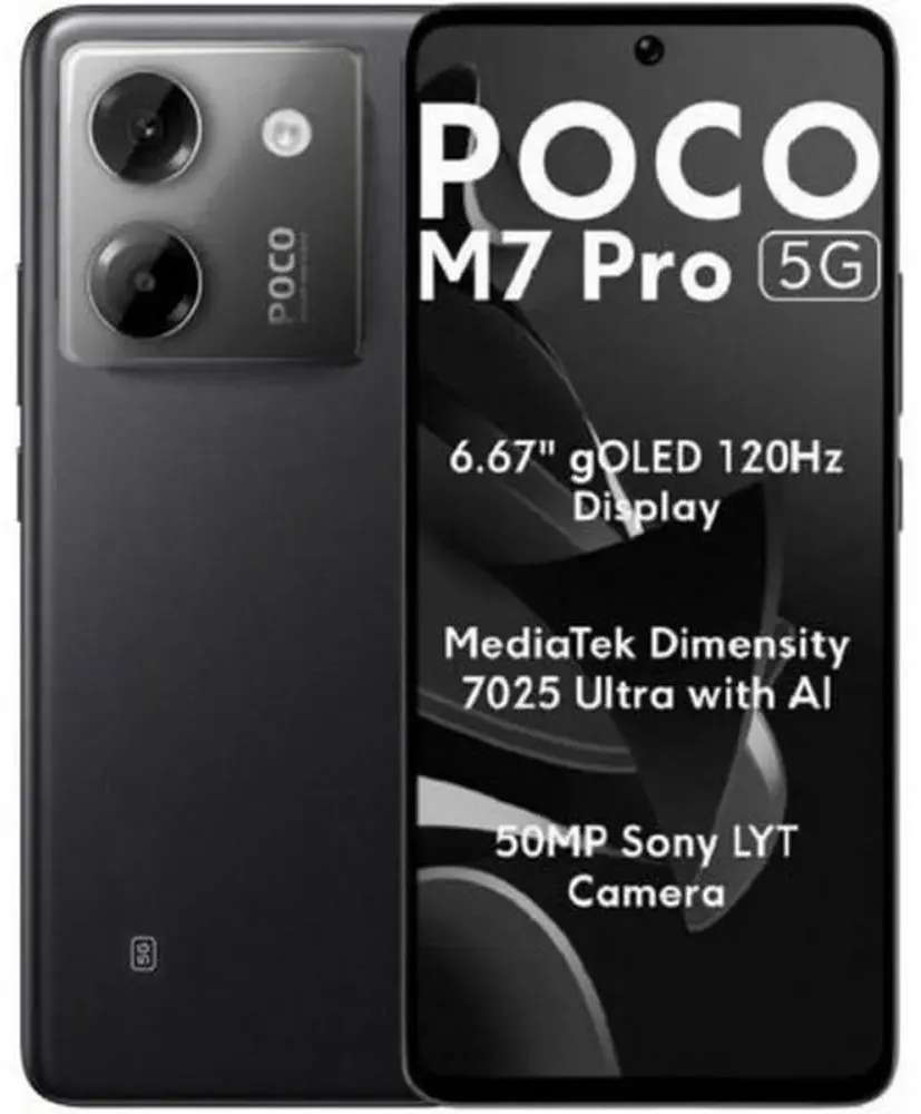 Smartphone Xiaomi POCO M7P 5G 8-256 BK 6,67
