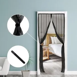 Sekey Fliegenschutzgitter 110 x 210 cm Schwarz