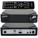 Telefunken TFK-S2000 DVB-S2 Full HD Sat Receiver HEVC, mit TiVuSat HD Karte SAT-Receiver