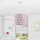 Paco Home Pendelleuchte Baby Lampenschirm Stoff Rund Sterne Kinderlampe Deckenlampe LED Kinderzimmer Sternenhimmel Motiv E27