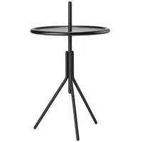 ZONE Denmark Beistelltisch, Schwarz, Metall, 33x54x33 cm, Wohnzimmer, Wohnzimmertische,
