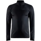 Craft Core Gain Midlayer 1/2-Zip Langarmshirt Herren 999000 black M