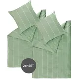 Esprit Renforce, Grün Textil, 140x200 cm - 2er Set - Grün