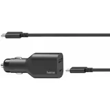Hama USB-C KFZ - Ladegerät Universal, Schwarz