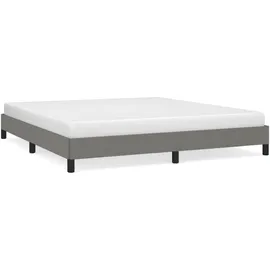 vidaXL Bettgestell 180 x 200 cm Dunkelgrau