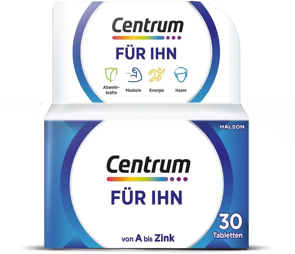 Centrum Für Ihn Multivitamin - Hochwertiges Nahrungsergänzungsmittel speziell für Männer - Vitamine und Mikronährstoffe zur täglichen Komplettversorgung