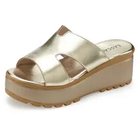 LASCANA Keilsandaletten Damen Gold 40