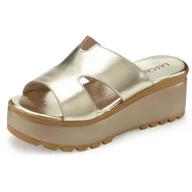 LASCANA Keilsandaletten Damen Gold 40