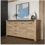 Forte Sideboard, Mauvella Eiche / Cabezone Eiche, , 14842843-0 B/H/T: 206 cm x 95,7 cm x 42,2 cm