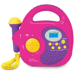 Müller - Toy Place - Musik-Player, Radio und MP3-Wiedergabe mit Mikrofon, pink