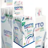 Giotto Turbo Glitter 8 pcs PASTEL