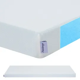 Arensberger Topper PREMIUM, Gelschaum Matratzentopper, waschbarer Bezug, geeignet für Federkern & Schaumstoff Matratzen, H2 H3, Matratzenauflage Höhe 8cm