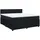 vidaXL Boxspringbett 180 x 200 cm Schwarz