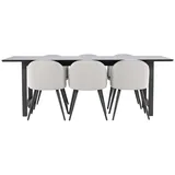 VCM ebuy24 Essgruppe Essgruppe Oslo schwarz (MDF)