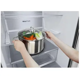 LG Serie 7 GBV7280CEV Kühl-Gefrierkombination (387 l, 2030 mm hoch, Essence Black Steel)