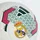 adidas Real Madrid Club Recreation Ball, White/Aurora ivy, 5