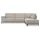 OTTO home Ecksofa OTTO HOME "OLAND L-Form, B: 289 cm, Skandi-Design", sand, B:289cm H:85cm T:210cm, 92%PES 8%NY, Sofas, Ecksofa, Struktur, Flachgewebe, Luxus-Microfaser, Boucle