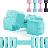verstellbare Hanteln Hantelset 2,5kg 5kg 7,5kg Kettlebell Gewichtsmanschetten