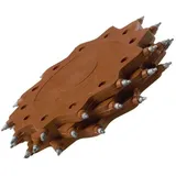 Tercoo Dreifach-drehscheibe - Brown - One Size