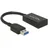 DeLock USB-A auf USB-C Adapter 0,15 m Schwarz